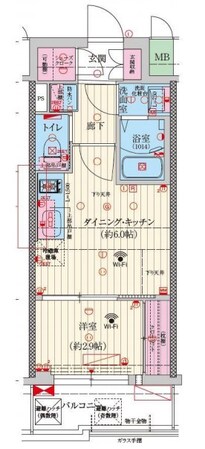 ファーストフィオーレ天王寺の物件間取画像